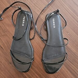 Torrid Black Strappy Sandals for Women